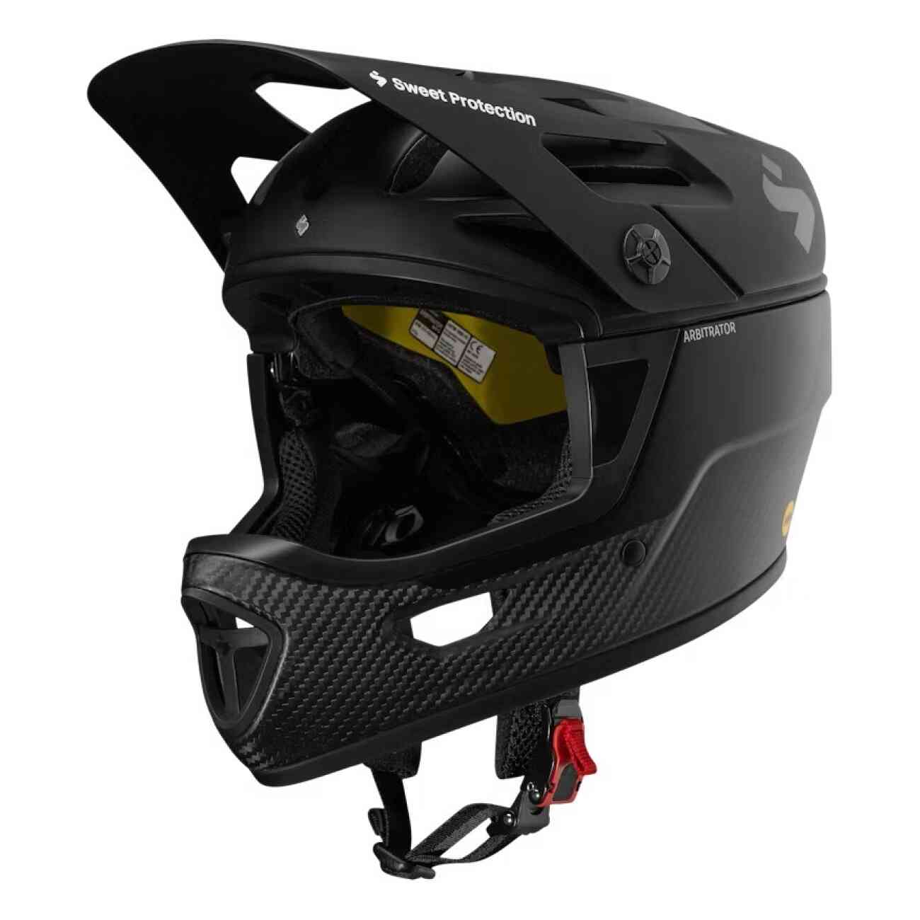 Arbitrator Mips Fullhjelm - Matte Black/Natural Carbon
