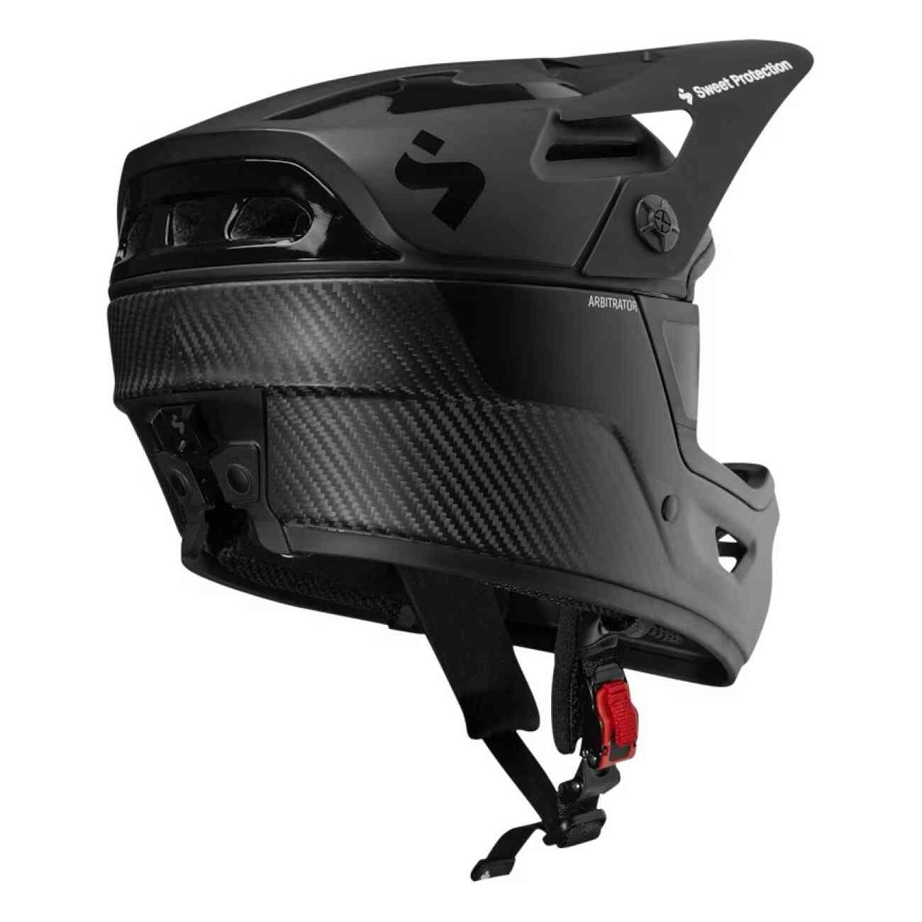 Arbitrator Mips Fullhjelm - Matte Black/Natural Carbon - Bilde 7