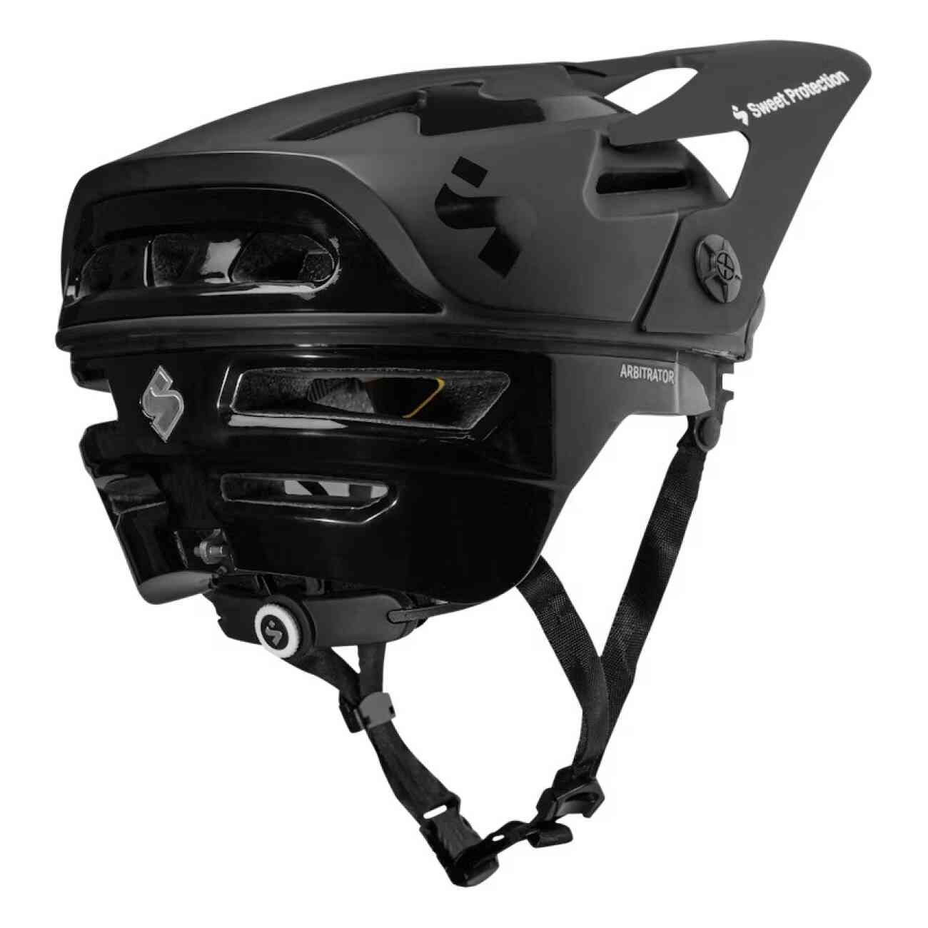 Arbitrator Mips Fullhjelm - Matte Black/Natural Carbon - Bilde 3