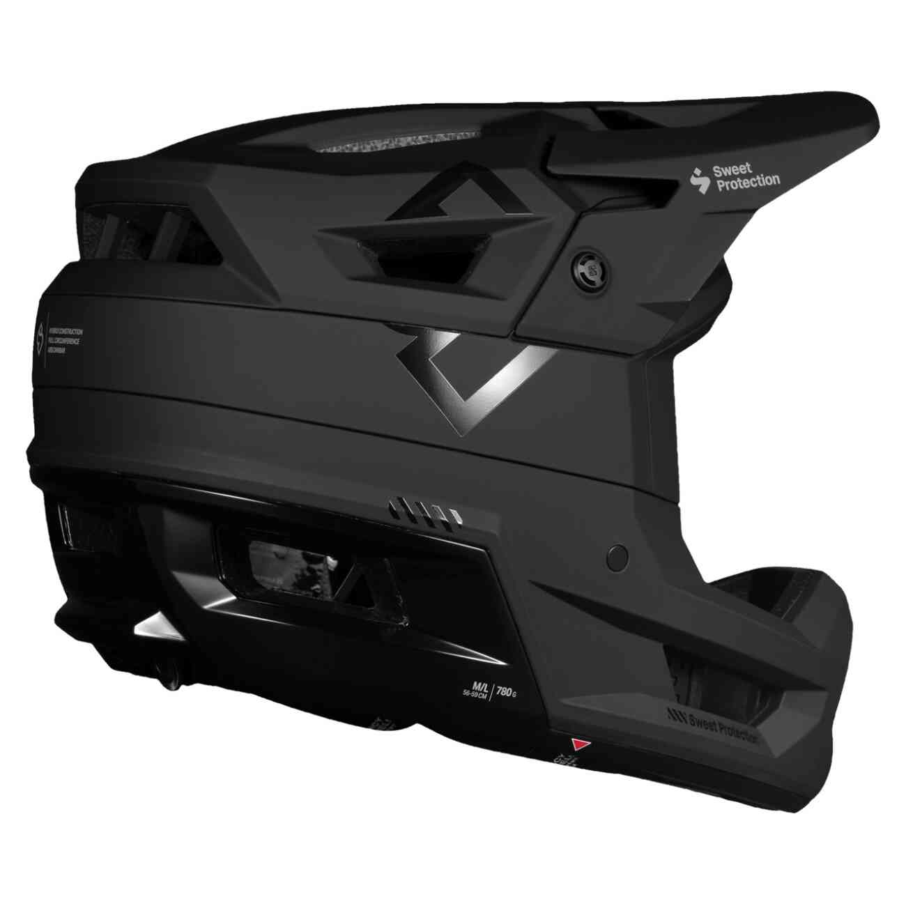 Sweet Protection Strayer 2Vi Mips Fullhjelm - Matte Black - Bilde 3