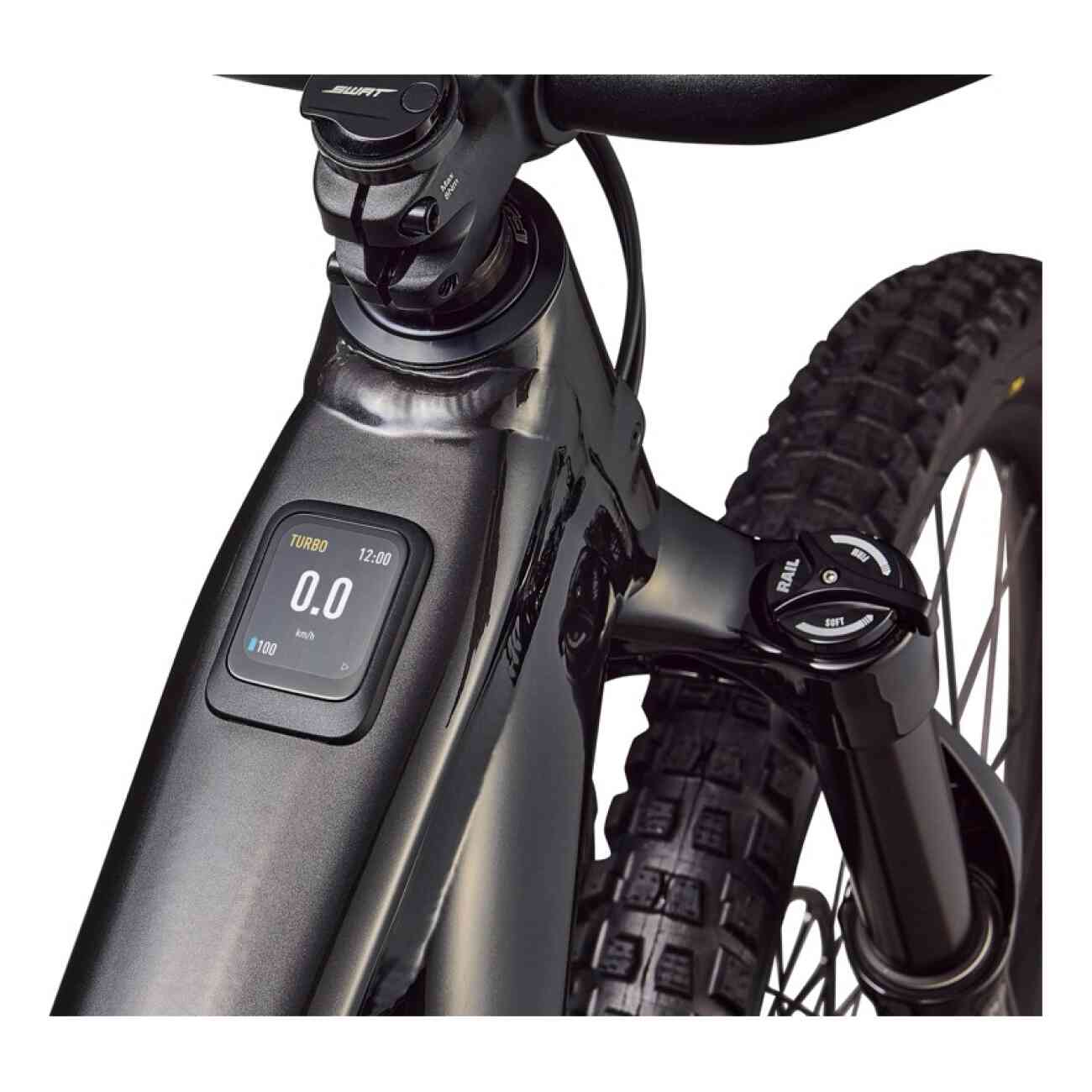 Turbo Levo 4 Alloy 2026 - Gloss Metallic Obsidian - Bilde 4